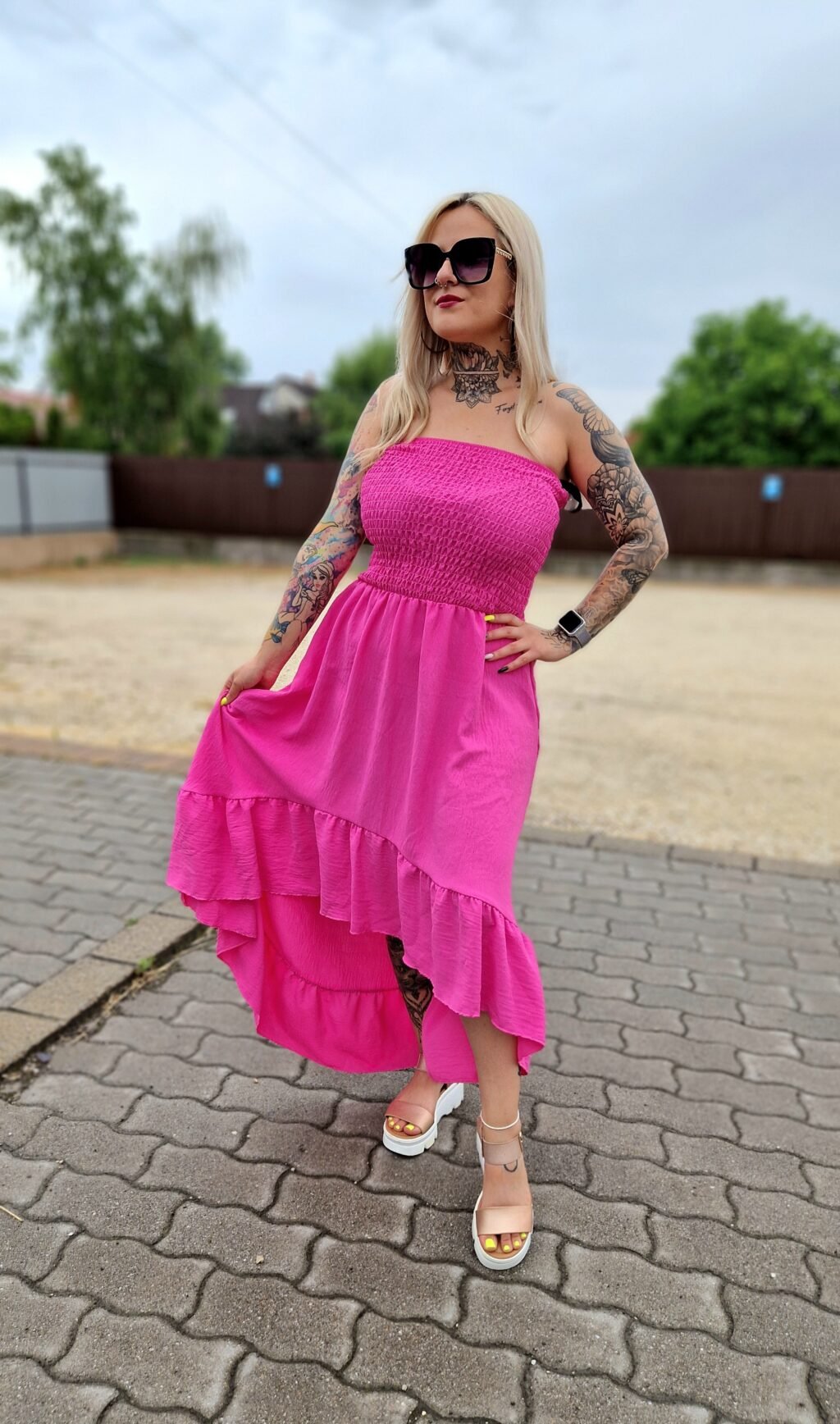 Pink Sola Ruha - Image 3