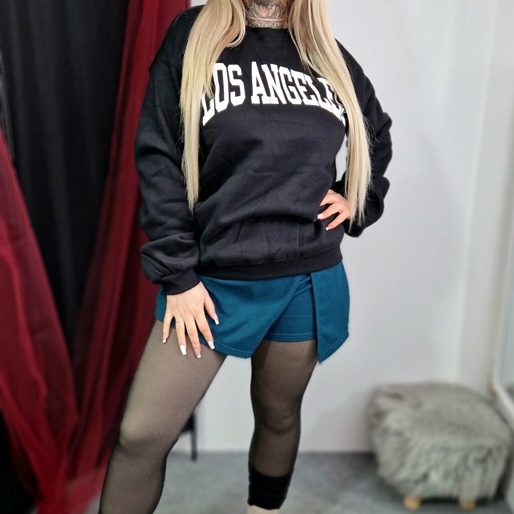 Los Angeles Pulóver Fekete