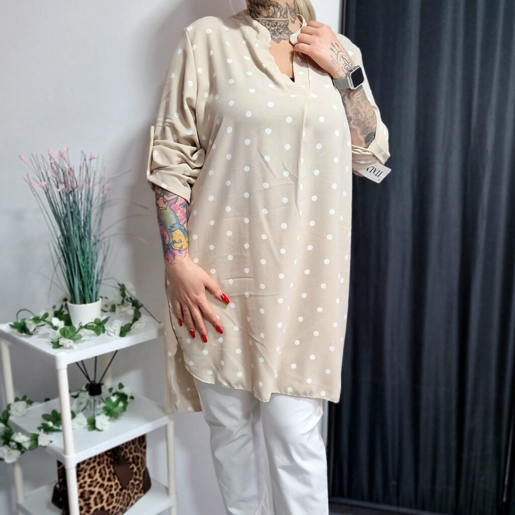 Eszter ingtunika- bézs