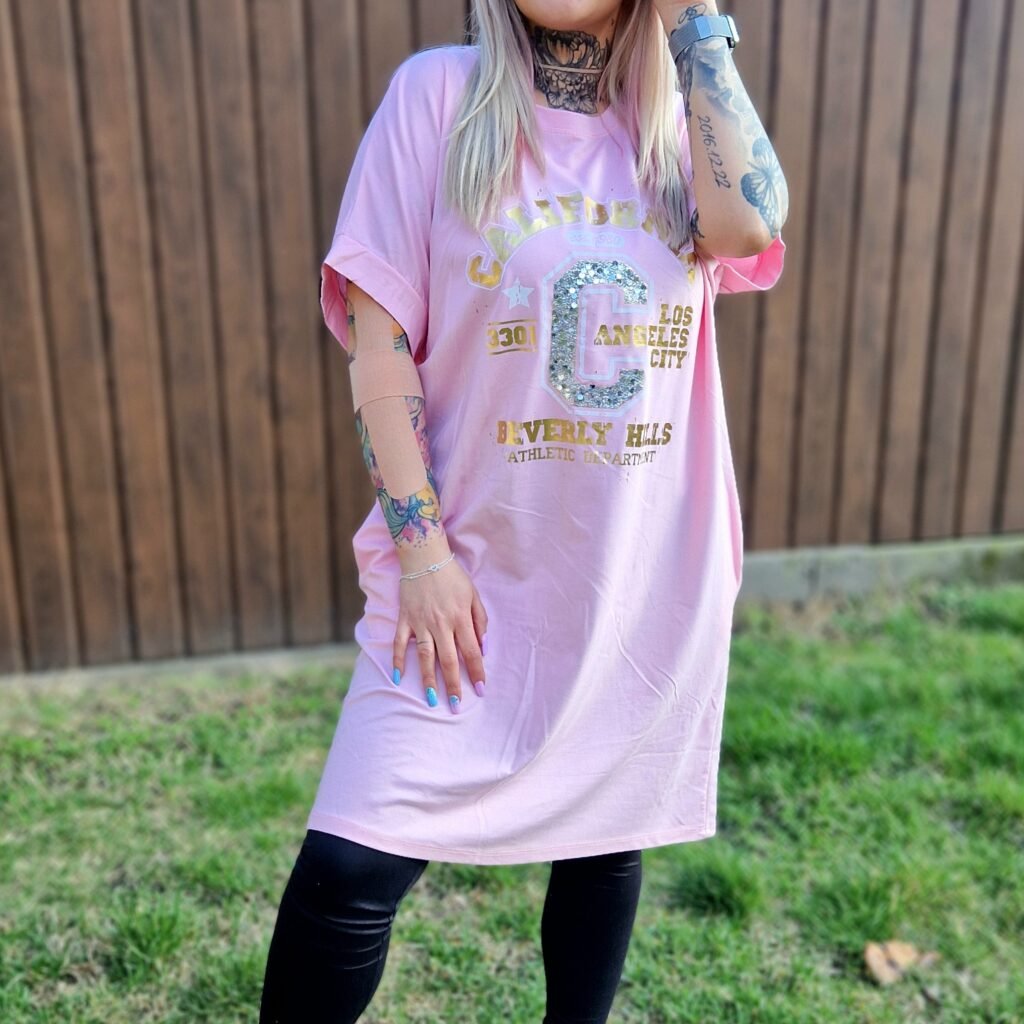 Elina Rózsaszín tunika