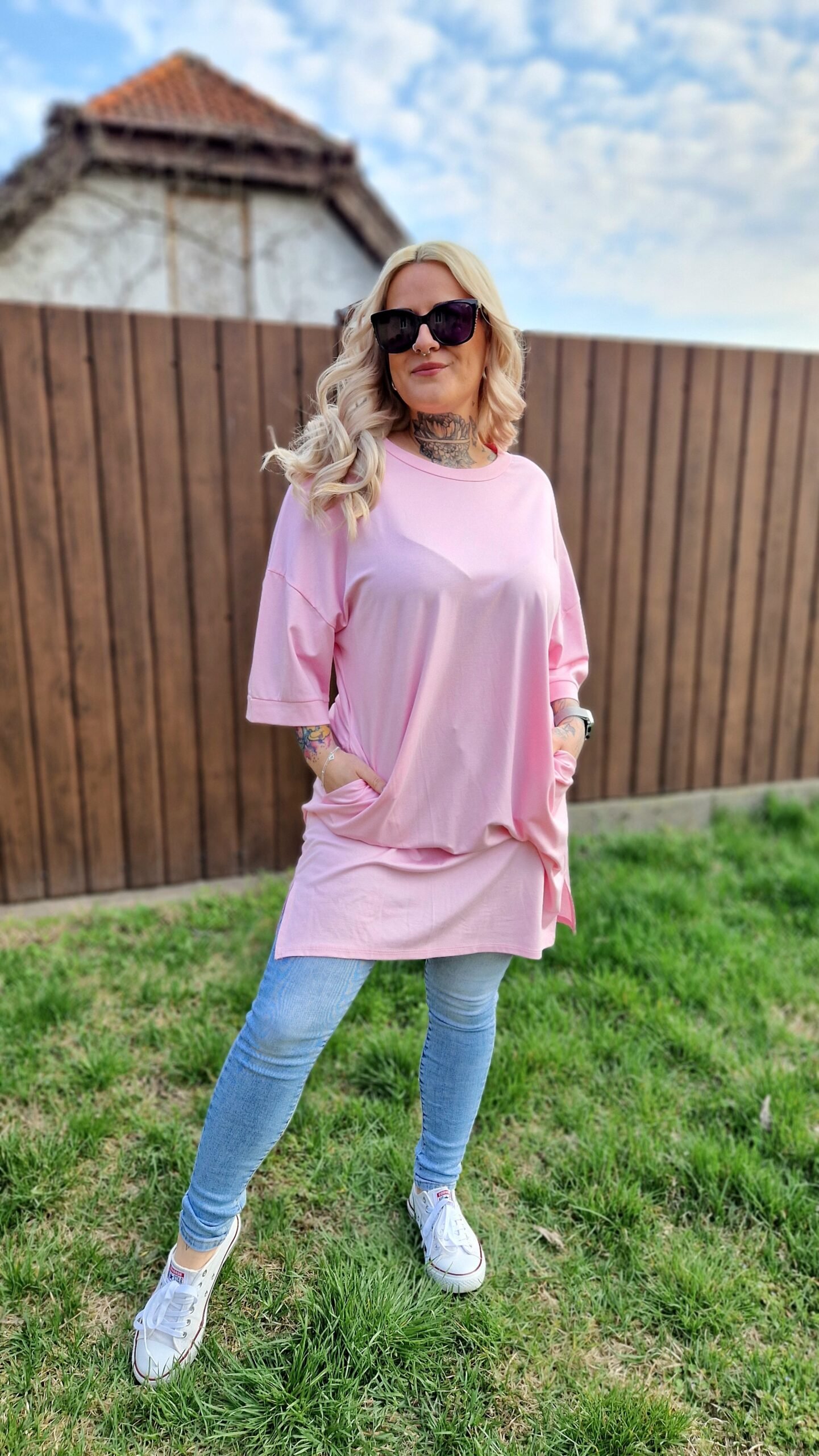 Amélie rózsaszín tunika - Image 2