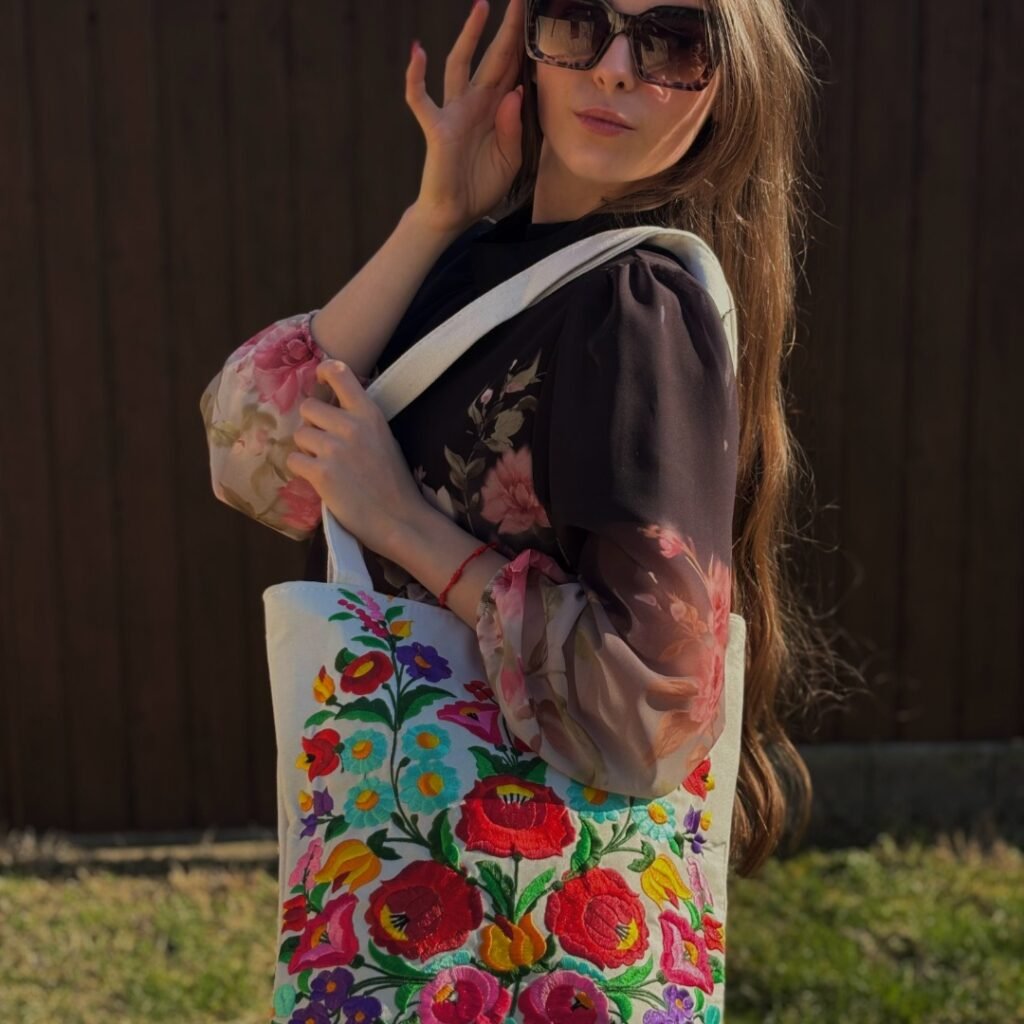 Kalocsai Virágoskert táska