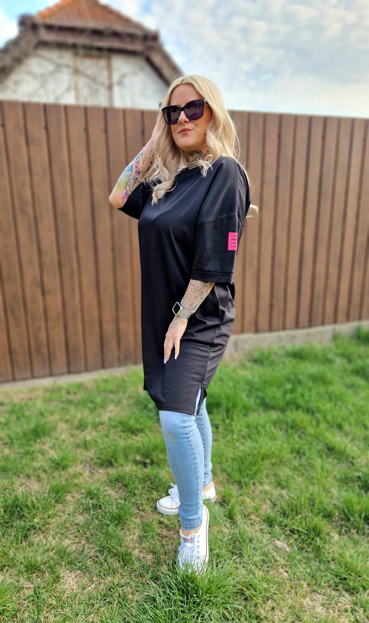 Amélie fekete tunika - Image 3