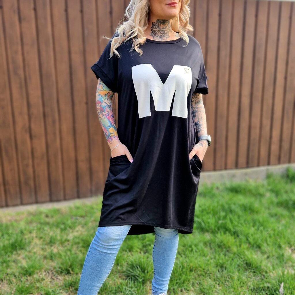 Marina Fekete-fehér tunika