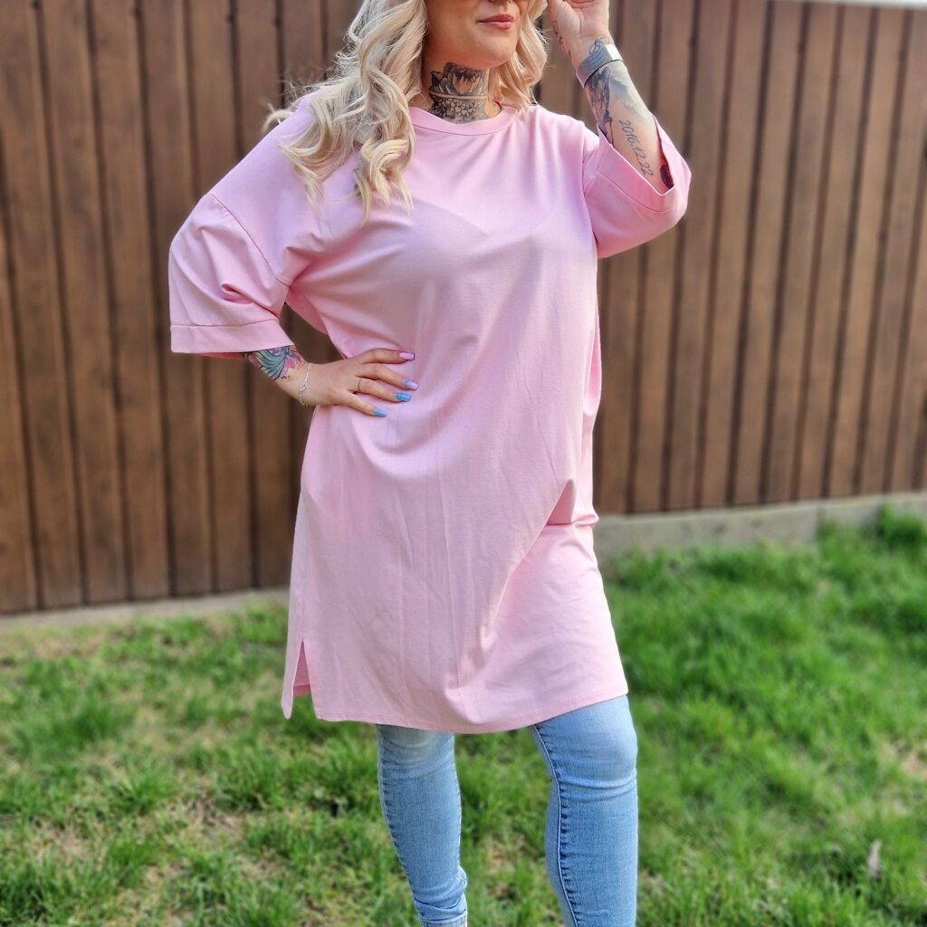 Amélie rózsaszín tunika