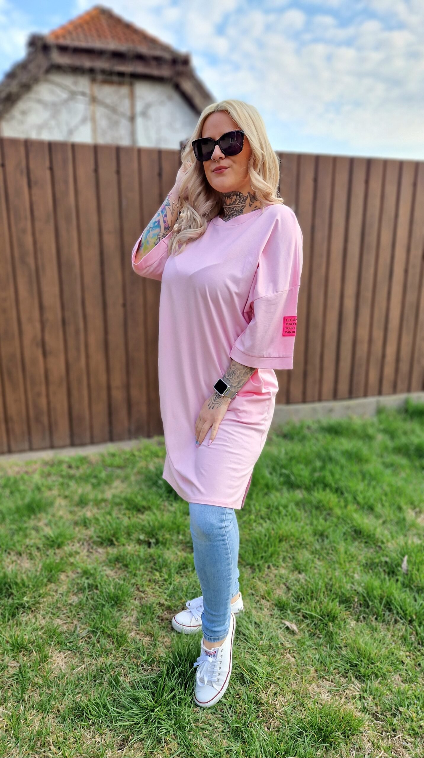 Amélie rózsaszín tunika - Image 3