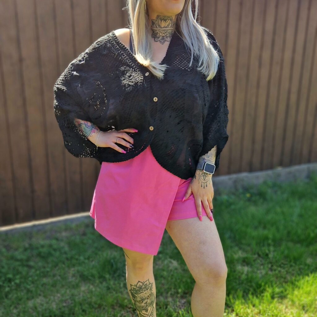 Léna kardigán fekete