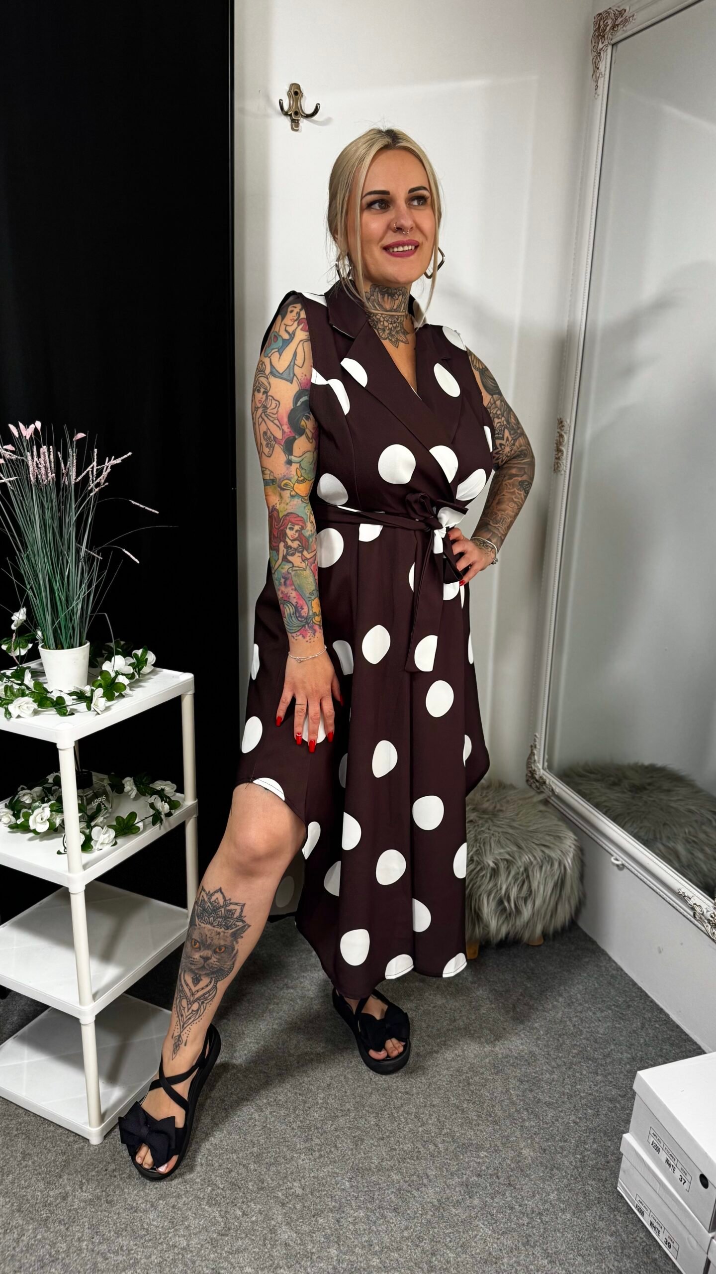 Brisa pöttyös ruha - Image 3