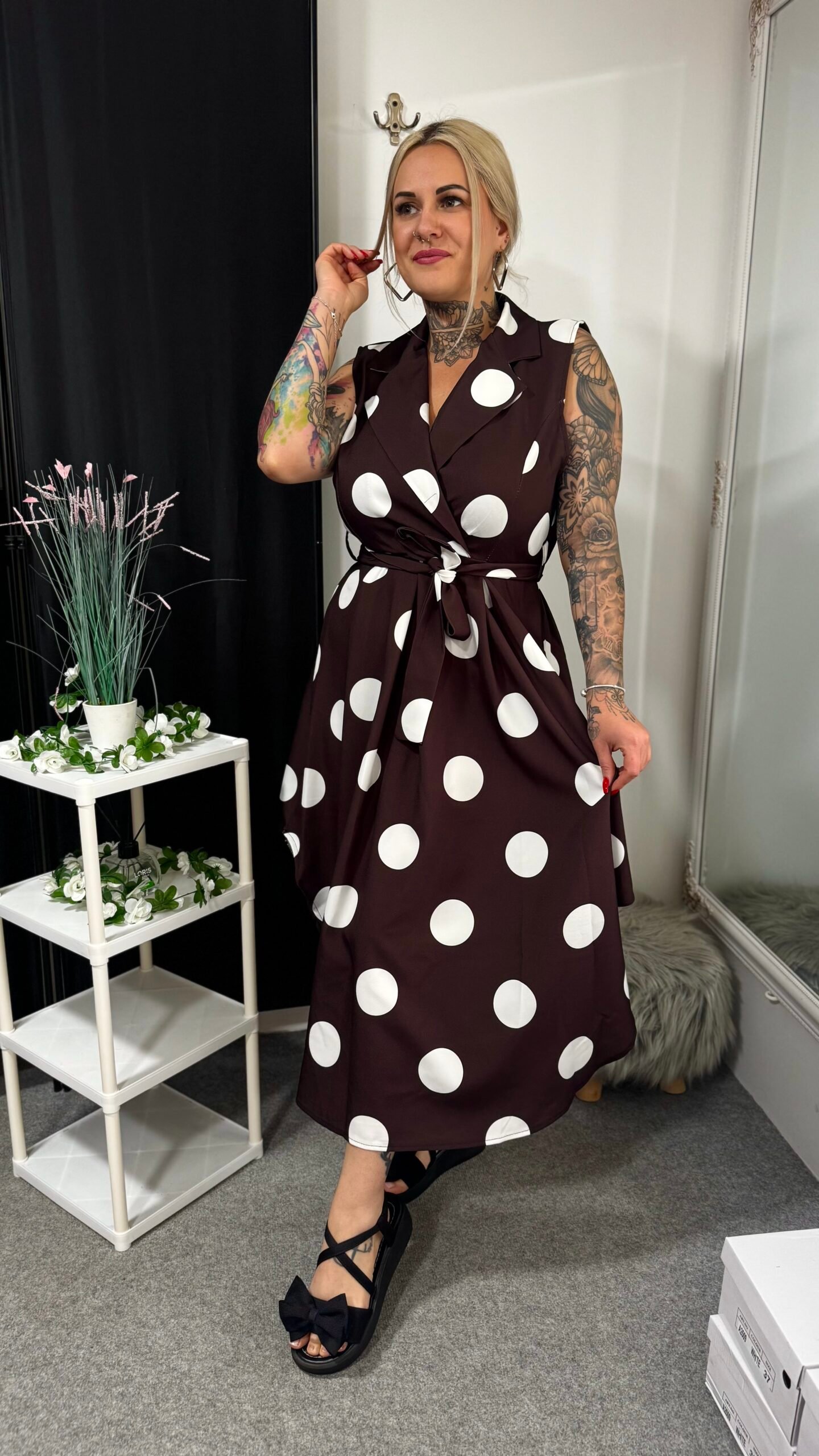 Brisa pöttyös ruha - Image 2