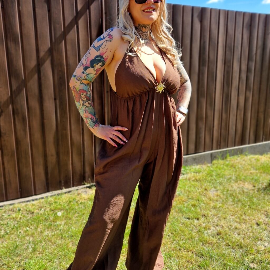 Eliza csokibarna overál