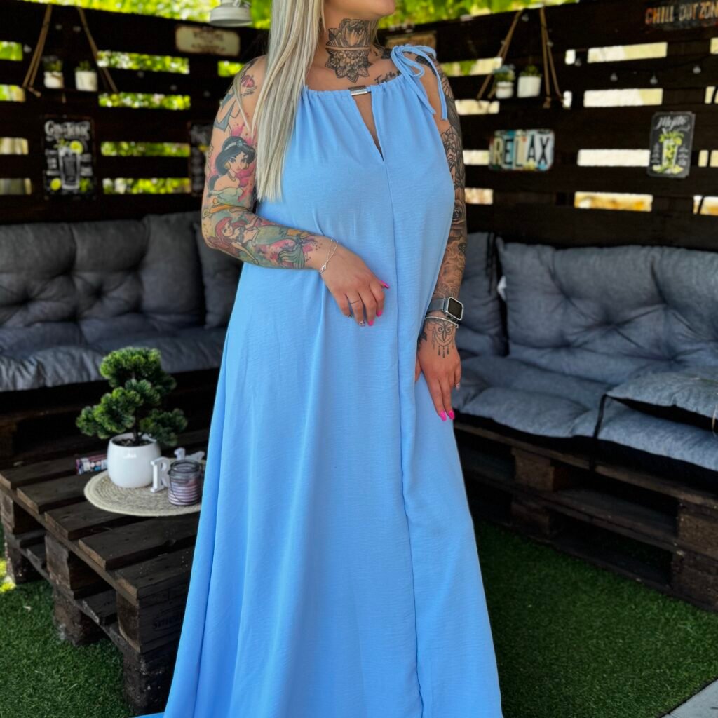 Emma maxi ruha babakék