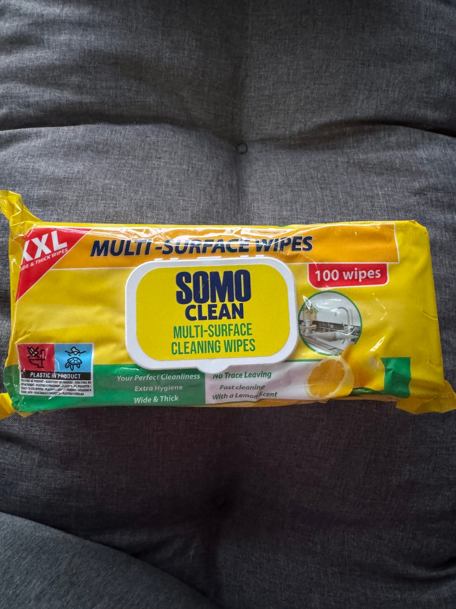 Somo Clean Fertőtlenítő kendő Citrom