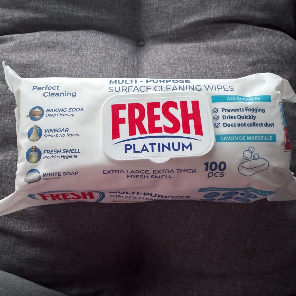 Fresh platinum fertőtlenítő kendő Marseille szappan