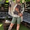 Sziéna felső- Fekete minta
