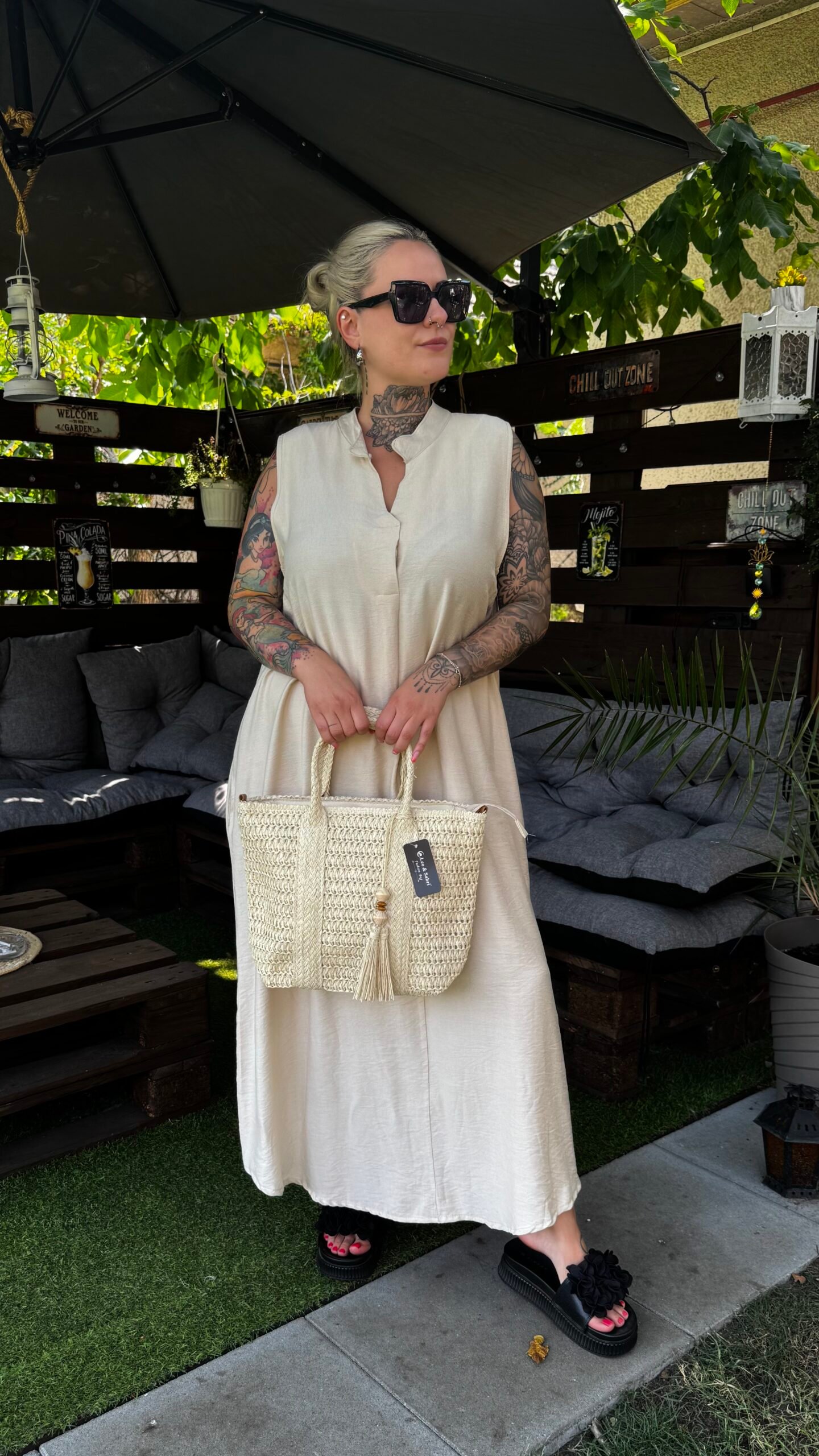 Paulin maxi ruha- Bézs - Image 2