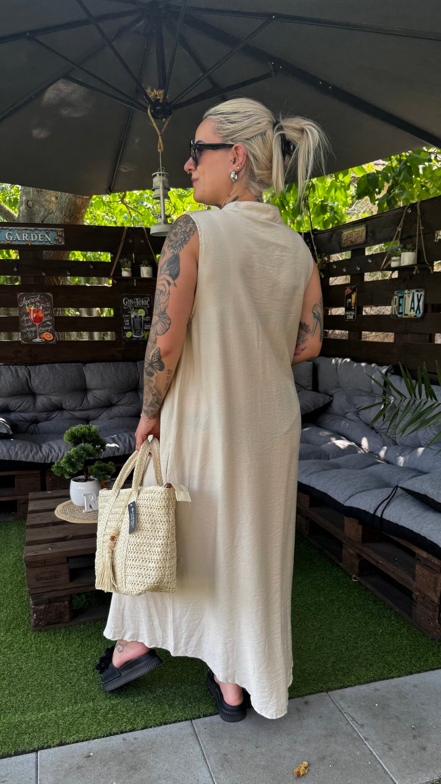 Paulin maxi ruha- Bézs - Image 3