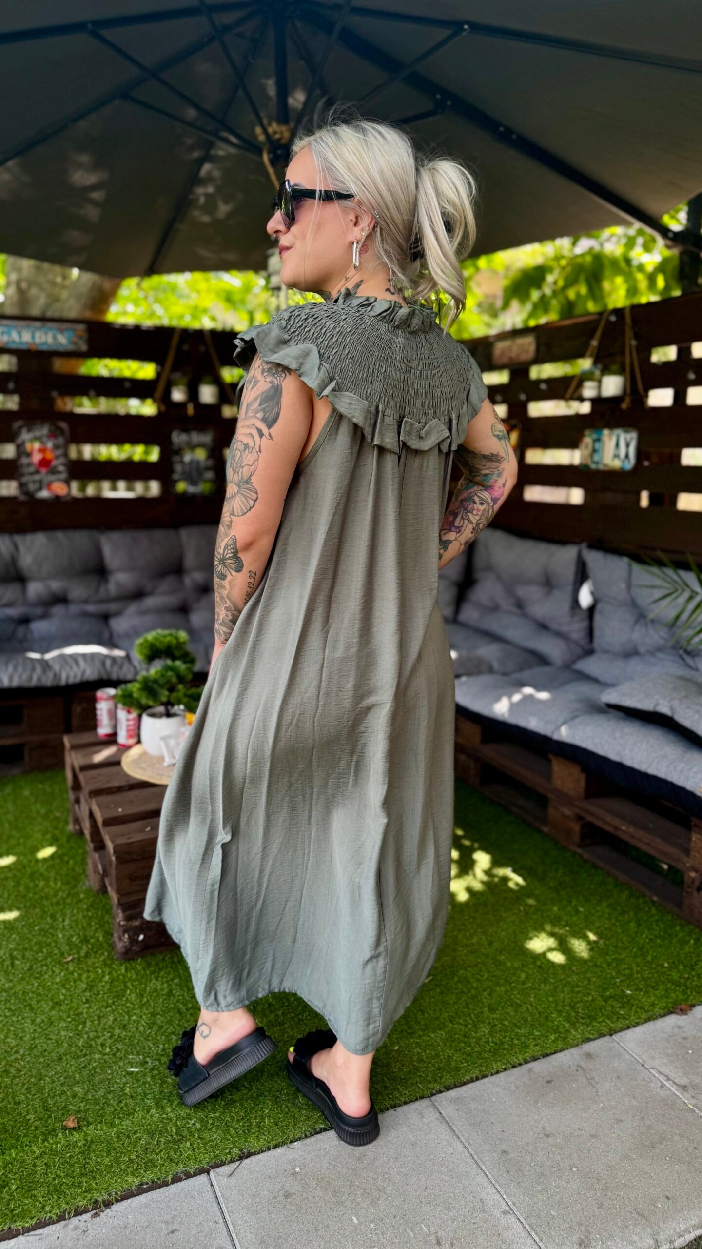Carmen ruha-Khaki - Image 3