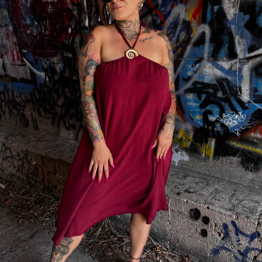 Benita ruha- Bordó