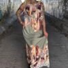 Ariadna maxi ruha- Khaki
