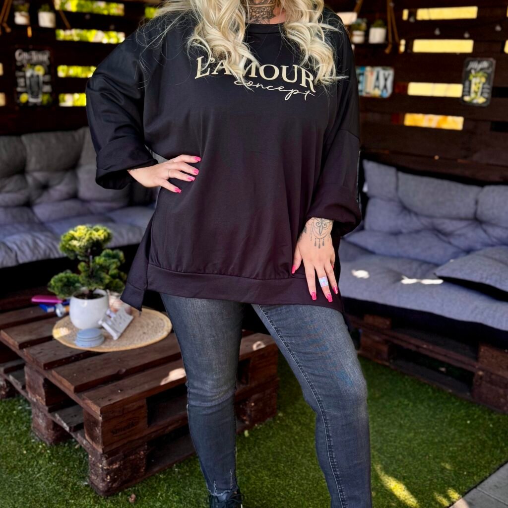 Clara Pulóver -Fekete