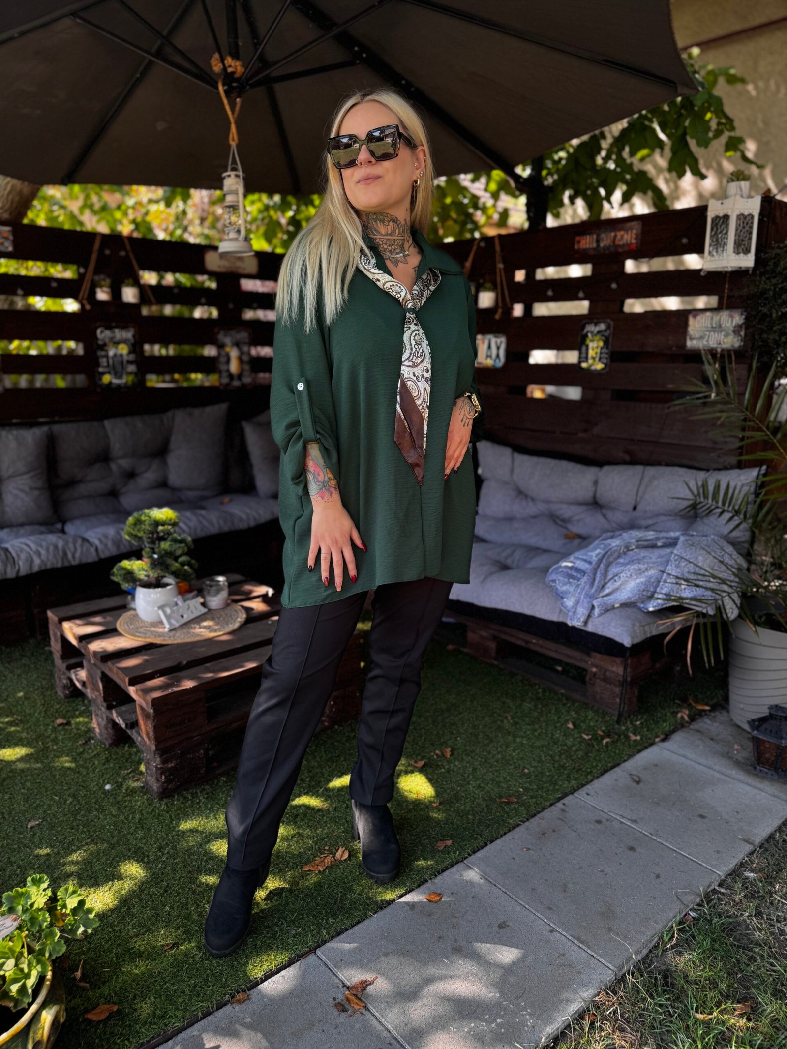 Elsa Ingtunika -Méregzöld - Image 2